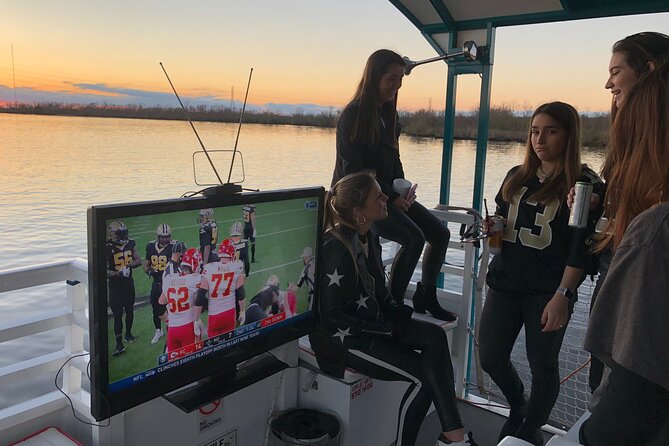 Freaky Tiki Boat Bayou Tour: Near New Orleans with Bathrooms - Private Parties, Bachelorette Energy, and Pre-Wedding Plans