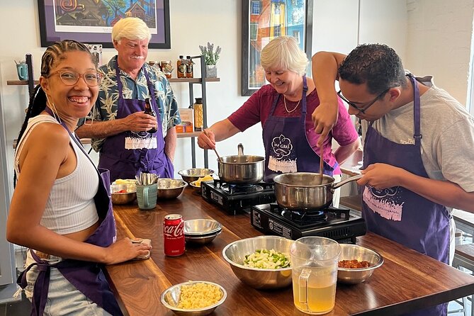 Hands-on Cajun Traditions Cooking Class - Course Three: Chocolate Bread Pudding with Brandy Mocha Sauce