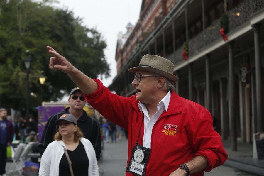 New Orleans: 2 or 3 Day Hop-On Hop-Off Bus with Walking Tour - French Quarter architecture walk on the 3-day pass