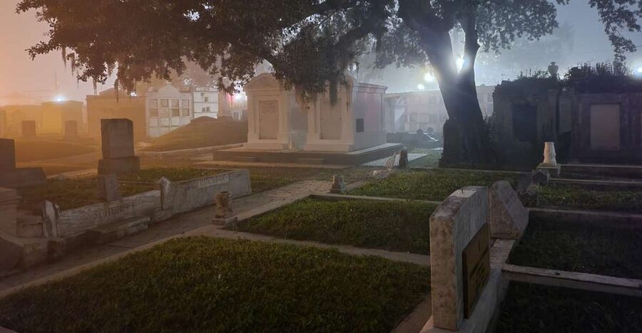 New Orleans: Cemetery Bus Tour At Dark with Exclusive Access - Entering the French Quarter, then stepping into the dark