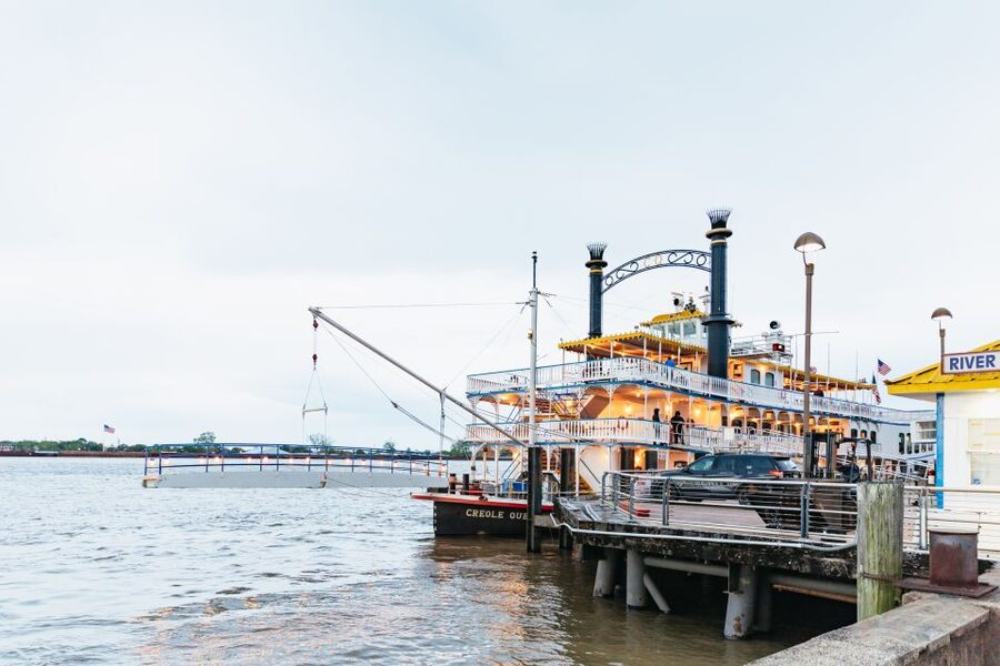 New Orleans: Evening Jazz Boat Cruise with Optional Dinner - Boarding at Riverwalk on Poydras Street: what your evening schedule feels like