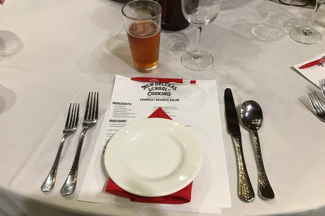 New Orleans Hands-On Cooking Class with Meal - What You Take Home: Apron, Recipes, and a Photo-Based Diploma
