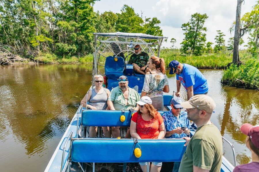New Orleans: High Speed 9 Passenger Airboat Tour - What to wear on an open boat with wind and possible splashes