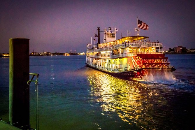 New Orleans Steamboat Natchez Jazz Cruise with Dinner Option - The Calliope + Live Jazz Moment: Dukes of Dixieland in Real Riverboat Settings