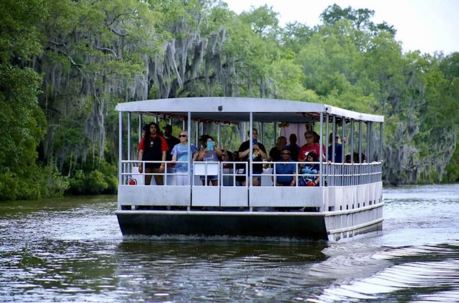 New Orleans: Swamp Tour on Covered Pontoon Boat - How Getting There Works Near New Orleans (Without the Uber Panic)