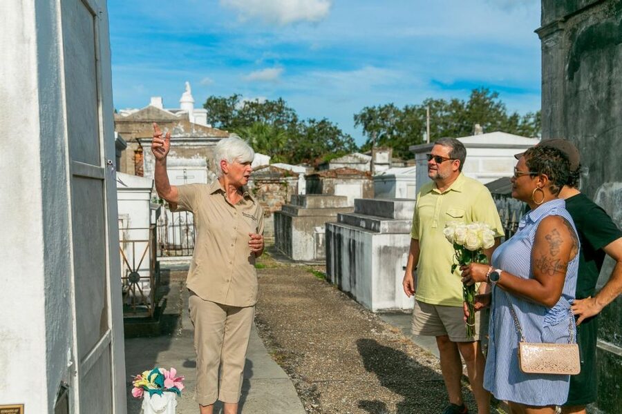 New Orleans: Walking Tour Inside St. Louis Cemetery No. 1 - Marie Laveau stop, voodoo Queen stories, and what you should notice